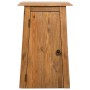 Mueble de pared para baño madera maciza de pino 42x23x70 cm
