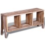 TV-Schrank mit 3 stapelbaren Regalen aus recyceltem Teakholz von vidaXL, TV-Möbel - Ref: Foro24-241718, Preis: 153,77 €, Raba...