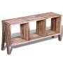 TV-Schrank mit 3 stapelbaren Regalen aus recyceltem Teakholz von vidaXL, TV-Möbel - Ref: Foro24-241718, Preis: 152,07 €, Raba...