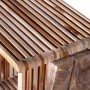 TV-Schrank mit 3 stapelbaren Regalen aus recyceltem Teakholz von vidaXL, TV-Möbel - Ref: Foro24-241718, Preis: 153,77 €, Raba...