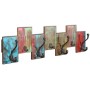 Coat rack with 7 hooks made of solid recycled wood. by vidaXL, Hat and coat racks - Ref: Foro24-243460, Price: 56,23 €, Disco...