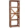 Solid acacia wood shelf with honey finish 60x30x160 cm by vidaXL, Bookcases and shelves - Ref: Foro24-245646, Price: 245,04 €...