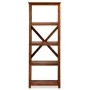 Solid acacia wood shelf with honey finish 60x30x160 cm by vidaXL, Bookcases and shelves - Ref: Foro24-245646, Price: 245,04 €...