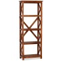 Solid acacia wood shelf with honey finish 60x30x160 cm by vidaXL, Bookcases and shelves - Ref: Foro24-245646, Price: 250,19 €...