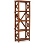 Solid acacia wood shelf with honey finish 60x30x160 cm by vidaXL, Bookcases and shelves - Ref: Foro24-245646, Price: 250,19 €...