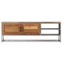 TV-Möbel aus recyceltem Teakholz und Stahl 120x30x40 cm von vidaXL, TV-Möbel - Ref: Foro24-246281, Preis: 173,41 €, Rabatt: %
