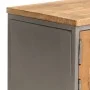 TV stand made of recycled teak wood and steel 120x30x40 cm by vidaXL, TV Furniture - Ref: Foro24-246281, Price: 171,78 €, Dis...