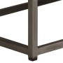 Mueble para TV madera de teca reciclada y acero 120x30x40 cm de vidaXL, Muebles TV - Ref: Foro24-246281, Precio: 163,58 €, De...