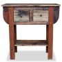 Solid recycled wood console table 80x35x80 cm by vidaXL, Side tables - Ref: Foro24-244509, Price: 242,11 €, Discount: %