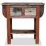 Solid recycled wood console table 80x35x80 cm by vidaXL, Side tables - Ref: Foro24-244509, Price: 236,78 €, Discount: %