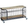TV-Schrank aus massivem Mangoholz, 100 x 40 x 45 cm von vidaXL, TV-Möbel - Ref: Foro24-243301, Preis: 206,99 €, Rabatt: %