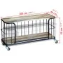 TV-Schrank aus massivem Mangoholz, 100 x 40 x 45 cm von vidaXL, TV-Möbel - Ref: Foro24-243301, Preis: 204,37 €, Rabatt: %