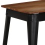 Esstisch aus massivem Akazienholz und Stahl 120x60x76 cm von vidaXL, Küchen- und Esstische - Ref: Foro24-246295, Preis: 207,8...