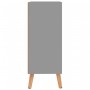 Aparador de madera de ingeniería gris 60x30x72 cm