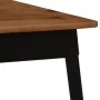 Solid acacia wood and steel dining table 120x60x76 cm by vidaXL, Kitchen and dining tables - Ref: Foro24-246295, Price: 204,6...
