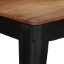 Esstisch aus massivem Akazienholz und Stahl 120x60x76 cm von vidaXL, Küchen- und Esstische - Ref: Foro24-246295, Preis: 207,8...