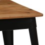 Esstisch aus massivem Akazienholz und Stahl 120x60x76 cm von vidaXL, Küchen- und Esstische - Ref: Foro24-246295, Preis: 207,8...