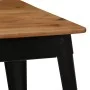 Solid acacia wood and steel dining table 120x60x76 cm by vidaXL, Kitchen and dining tables - Ref: Foro24-246295, Price: 204,6...