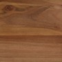 Esstisch aus massivem Akazienholz und Stahl 120x60x76 cm von vidaXL, Küchen- und Esstische - Ref: Foro24-246295, Preis: 207,8...