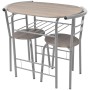 MDF-Frühstücksbar-Set von vidaXL, Möbelsets für Küchen und Esszimmer - Ref: Foro24-243002, Preis: 114,20 €, Rabatt: %