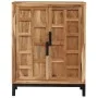 Solid brown acacia wood sideboard 60x35x76 cm by vidaXL, Sideboards - Ref: Foro24-246135, Price: 231,27 €, Discount: %