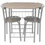 MDF Breakfast Bar Set by vidaXL, Furniture sets for kitchens and dining rooms - Ref: Foro24-243002, Price: 112,63 €, Discount: %