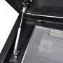 Black tempered glass extractor hood with 600 mm screen by vidaXL, Extractors - Ref: Foro24-241215, Price: 145,58 €, Discount: %