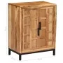 Solid brown acacia wood sideboard 60x35x76 cm by vidaXL, Sideboards - Ref: Foro24-246135, Price: 231,27 €, Discount: %