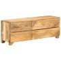 Mueble para TV madera maciza de mango 110x30x40 cm de vidaXL, Muebles TV - Ref: Foro24-246144, Precio: 311,35 €, Descuento: %