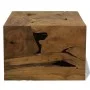 Brauner Couchtisch aus echtem Teakholz, 50x50x35 cm von vidaXL, Couchtisch - Ref: Foro24-244557, Preis: 226,52 €, Rabatt: %