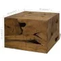 Brauner Couchtisch aus echtem Teakholz, 50x50x35 cm von vidaXL, Couchtisch - Ref: Foro24-244557, Preis: 226,52 €, Rabatt: %