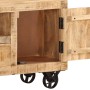Rauer TV-Schrank aus Mangoholz, 110 x 30 x 50 cm von vidaXL, TV-Möbel - Ref: Foro24-243983, Preis: 228,23 €, Rabatt: %