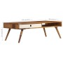 Solid sheesham wood coffee table 110x50x35 cm by vidaXL, Coffee table - Ref: Foro24-246223, Price: 174,88 €, Discount: %