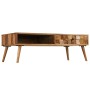Solid sheesham wood coffee table with honey finish 110x50x37 cm by vidaXL, Coffee table - Ref: Foro24-246201, Price: 158,63 €...