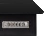 Black tempered glass extractor hood with 600 mm screen by vidaXL, Extractors - Ref: Foro24-241215, Price: 145,58 €, Discount: %
