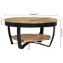 Rough mango wood coffee table 65x32 cm by vidaXL, Coffee table - Ref: Foro24-244675, Price: 122,19 €, Discount: %