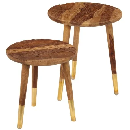 Coffee tables 2 units solid sheesham wood by vidaXL, Coffee table - Ref: Foro24-246231, Price: 80,42 €, Discount: %