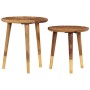 Coffee tables 2 units solid sheesham wood by vidaXL, Coffee table - Ref: Foro24-246231, Price: 81,32 €, Discount: %