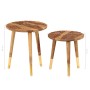Coffee tables 2 units solid sheesham wood by vidaXL, Coffee table - Ref: Foro24-246231, Price: 81,32 €, Discount: %