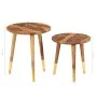 Coffee tables 2 units solid sheesham wood by vidaXL, Coffee table - Ref: Foro24-246231, Price: 80,42 €, Discount: %