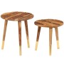 Coffee tables 2 units solid sheesham wood by vidaXL, Coffee table - Ref: Foro24-246231, Price: 81,32 €, Discount: %