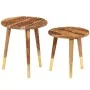 Coffee tables 2 units solid sheesham wood by vidaXL, Coffee table - Ref: Foro24-246231, Price: 80,42 €, Discount: %