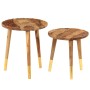 Coffee tables 2 units solid sheesham wood by vidaXL, Coffee table - Ref: Foro24-246231, Price: 81,32 €, Discount: %