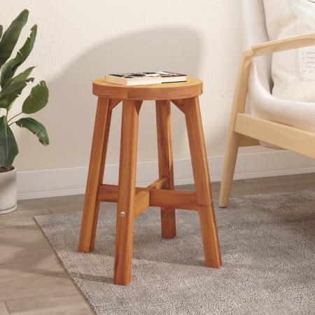 Runder Hocker massives Akazienholz braun 38x38x45 cm von vidaXL, Klapphocker und Stühle - Ref: Foro24-153331, Preis: 39,86 €,...