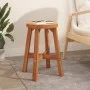 Runder Hocker massives Akazienholz braun 38x38x45 cm von vidaXL, Klapphocker und Stühle - Ref: Foro24-153331, Preis: 39,86 €,...