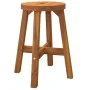 Round solid acacia wood stool in brown, 38x38x45 cm by vidaXL, Folding stools and chairs - Ref: Foro24-153331, Price: 39,13 €...