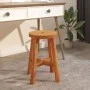Runder Hocker massives Akazienholz braun 38x38x45 cm von vidaXL, Klapphocker und Stühle - Ref: Foro24-153331, Preis: 39,86 €,...