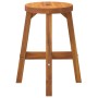 Round solid acacia wood stool in brown, 38x38x45 cm by vidaXL, Folding stools and chairs - Ref: Foro24-153331, Price: 39,86 €...