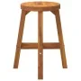 Round solid acacia wood stool in brown, 38x38x45 cm by vidaXL, Folding stools and chairs - Ref: Foro24-153331, Price: 39,13 €...