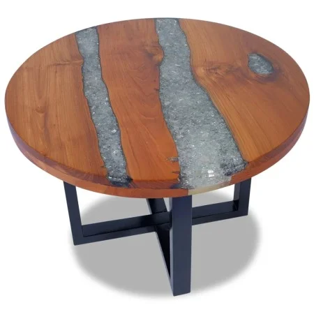 Couchtisch aus Teakharz, 60 cm von vidaXL, Couchtisch - Ref: Foro24-243466, Preis: 150,73 €, Rabatt: %